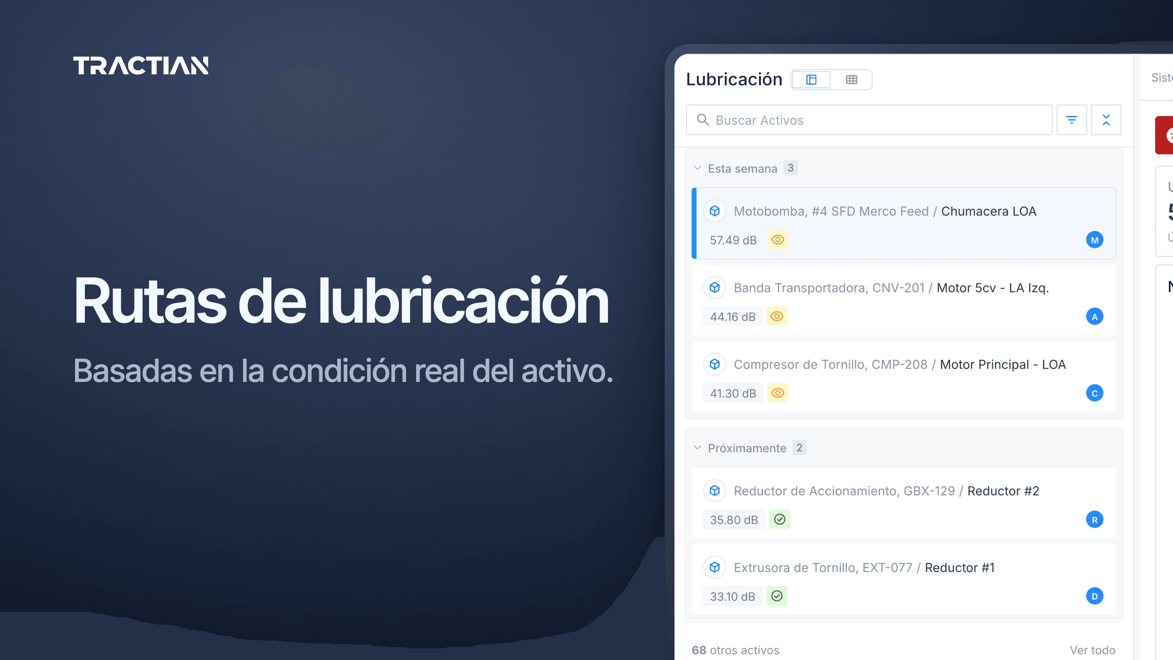 Rutas de lubricación