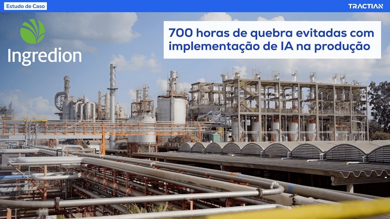 Ingredion transforma disponibilidade em lucro com Inteligência Artificial no chão de fábrica