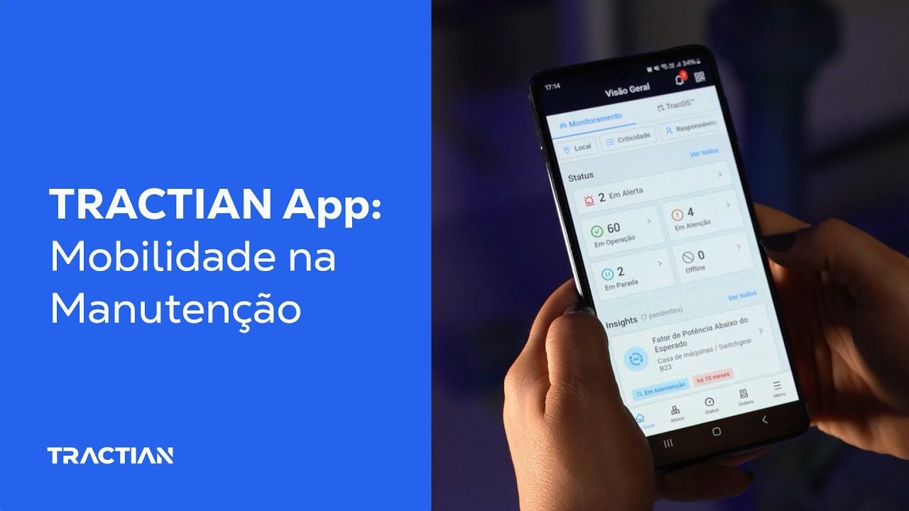 TRACTIAN App - Manutenção Confiável e Portátil