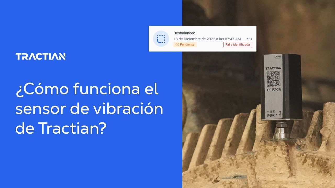  Sensor de Vibración de Tractian | Monitoreo con Inteligencia Artificial